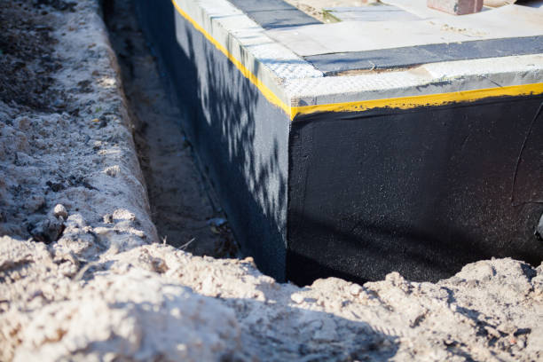 Residential Exterior Waterproofing installation at a Springville, IN home by SJ Waterproofing Pros